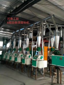 6組自動篩面粉機
